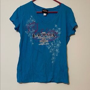 Harley-Davidson Teal Graphic Women's Tee